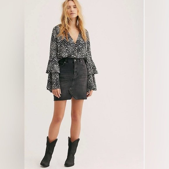 We The Free Denim Skirt - Picture 3 of 7